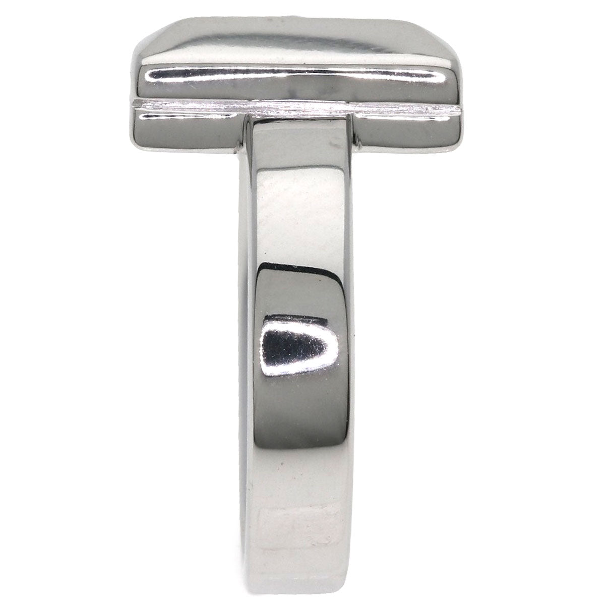 TIFFANY&Co. T one wide Ring K18 White Gold Ladies [Used]