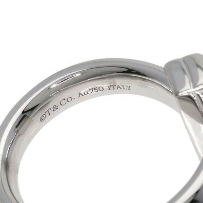 TIFFANY&Co. T one wide Ring K18 White Gold Ladies [Used]