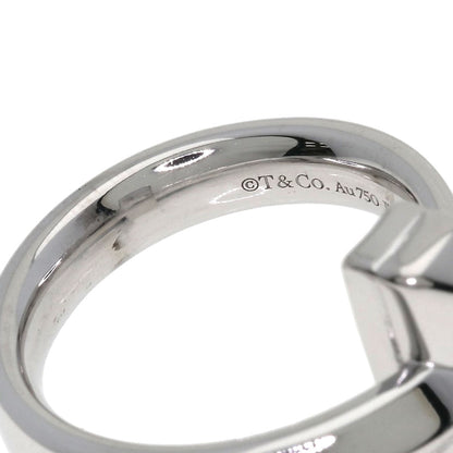 TIFFANY&Co. T one wide Ring K18 White Gold Ladies [Used]