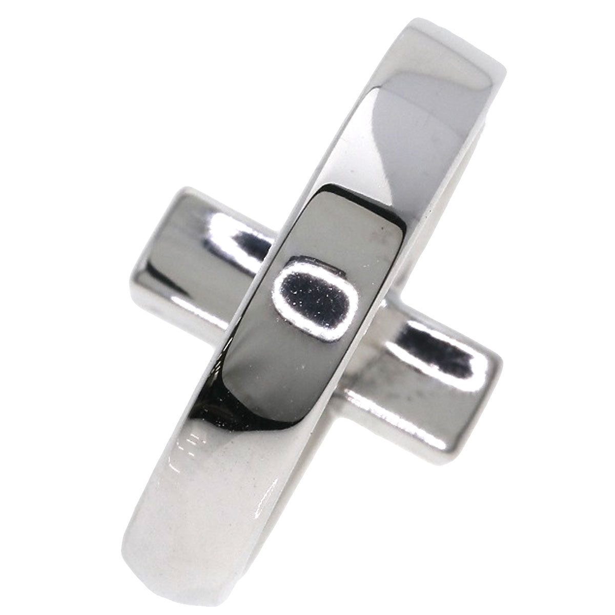TIFFANY&Co. T one wide Ring K18 White Gold Ladies [Used]