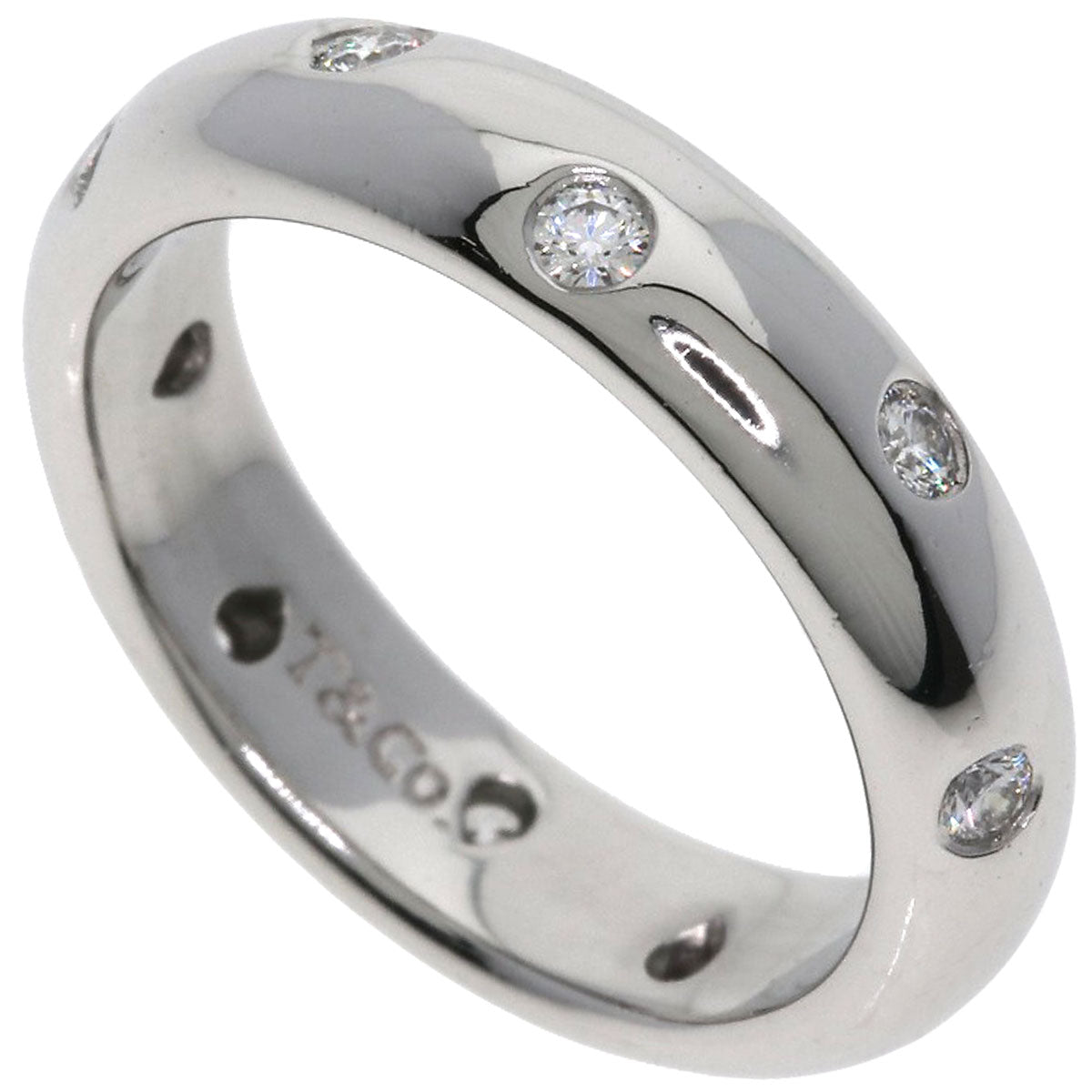 TIFFANY&Co. Dots Ring 5P Diamond Ring Platinum PT950 Ladies [Used]