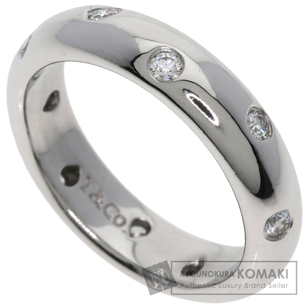 TIFFANY&Co. Dots Ring 5P Diamond Ring Platinum PT950 Ladies [Used]