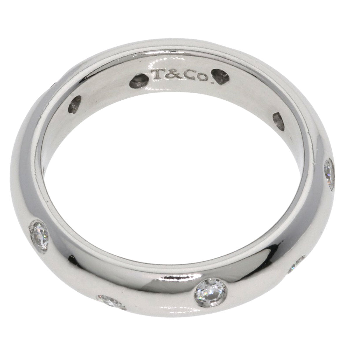 TIFFANY&Co. Dots Ring 5P Diamond Ring Platinum PT950 Ladies [Used]