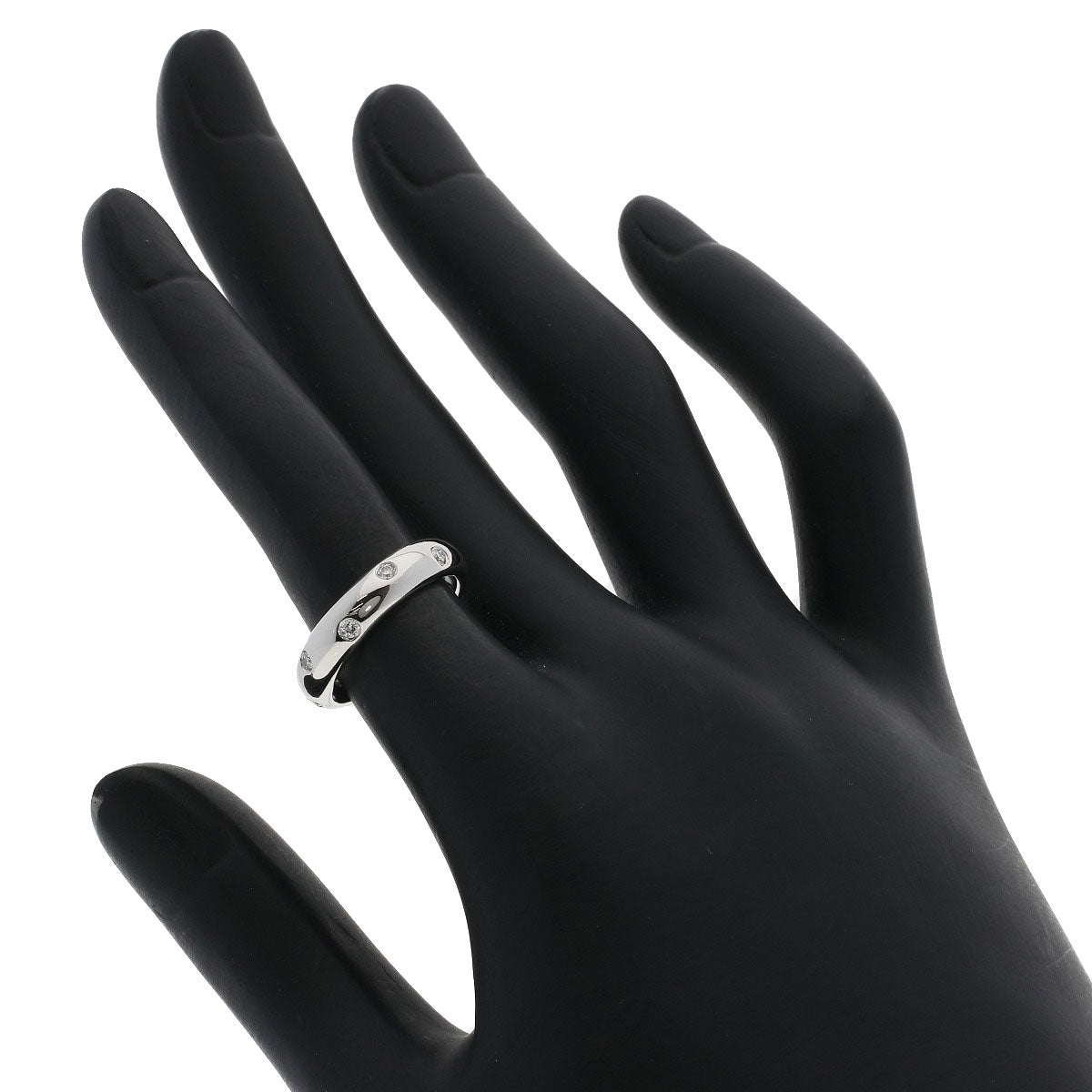TIFFANY&Co. Dots Ring 5P Diamond Ring Platinum PT950 Ladies [Used]