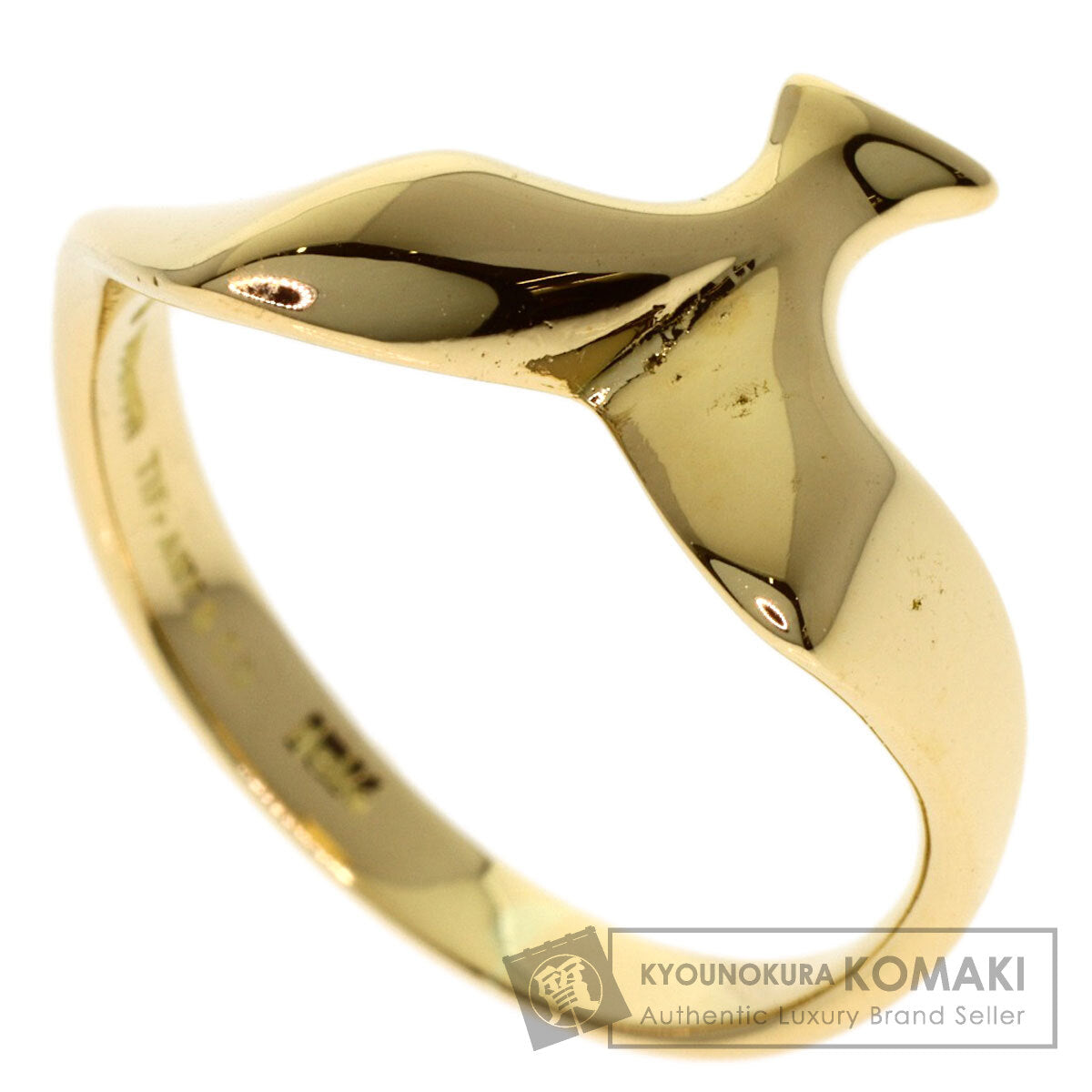 TIFFANY&Co. Peretti Ring K18 Yellow Gold Ladies [Used]