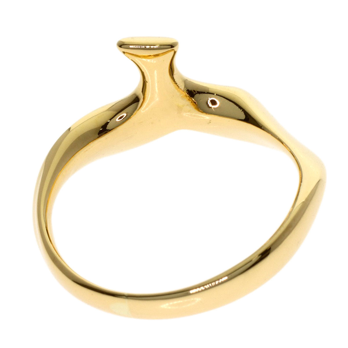 TIFFANY&Co. Peretti Ring K18 Yellow Gold Ladies [Used]