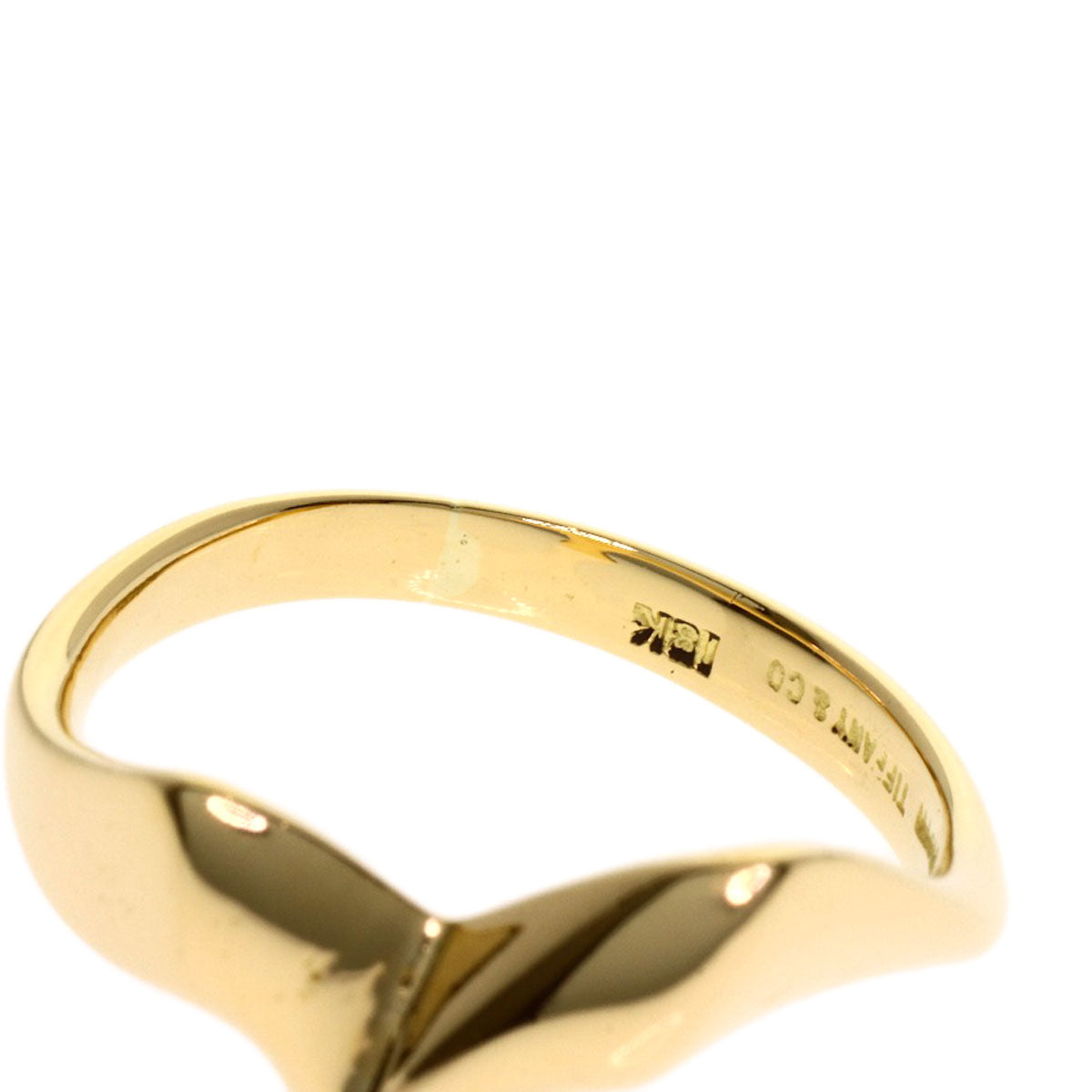 TIFFANY&Co. Peretti Ring K18 Yellow Gold Ladies [Used]