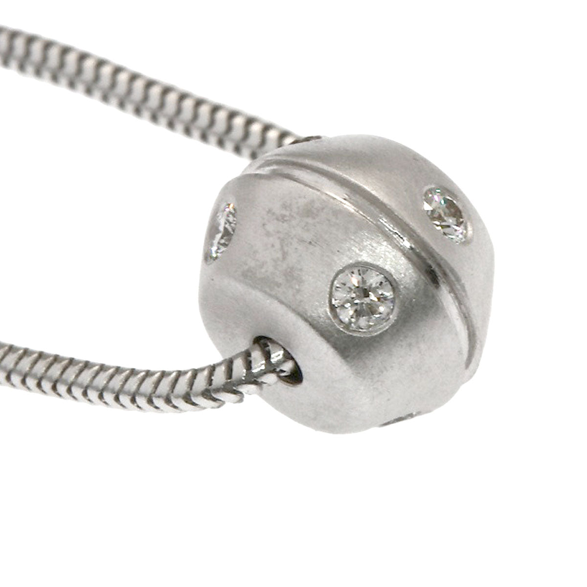 TIFFANY&Co. Streammerica Diamond Necklace K18 White Gold Ladies [Used]