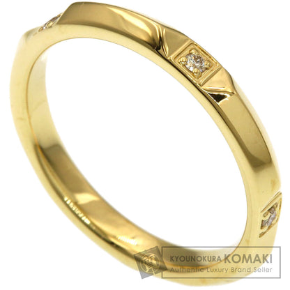 TIFFANY&Co. True Band Diamond Ring K18 Yellow Gold Ladies [Used]