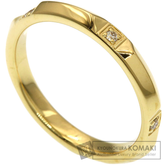 TIFFANY&Co. True Band Diamond Ring K18 Yellow Gold Ladies [Used]