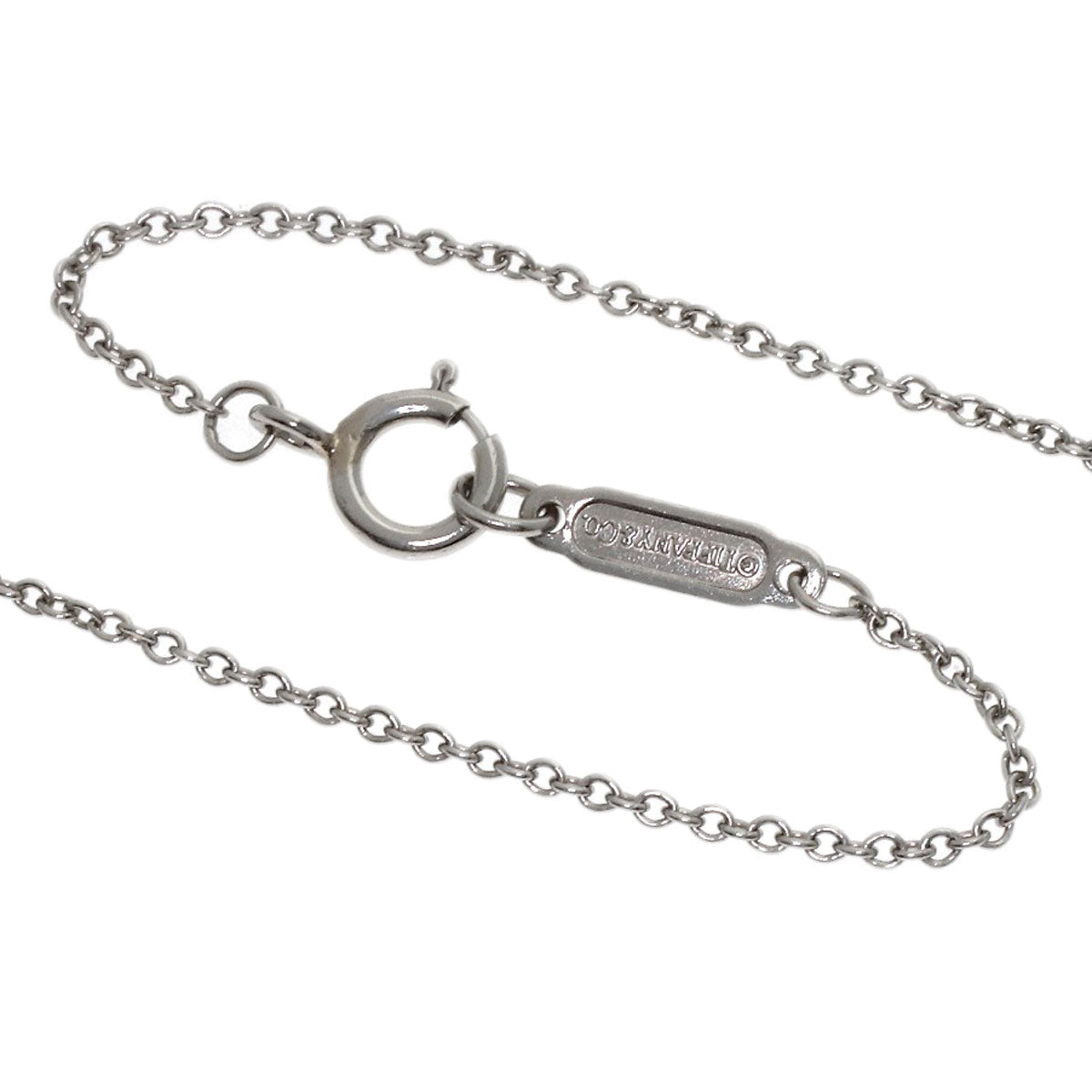 TIFFANY&Co. Chain 17.9" Necklace Platinum PT950 Ladies [Used]