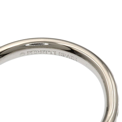 TIFFANY&Co. Curved Band Diamond Ring Platinum PT950 Ladies [Used]