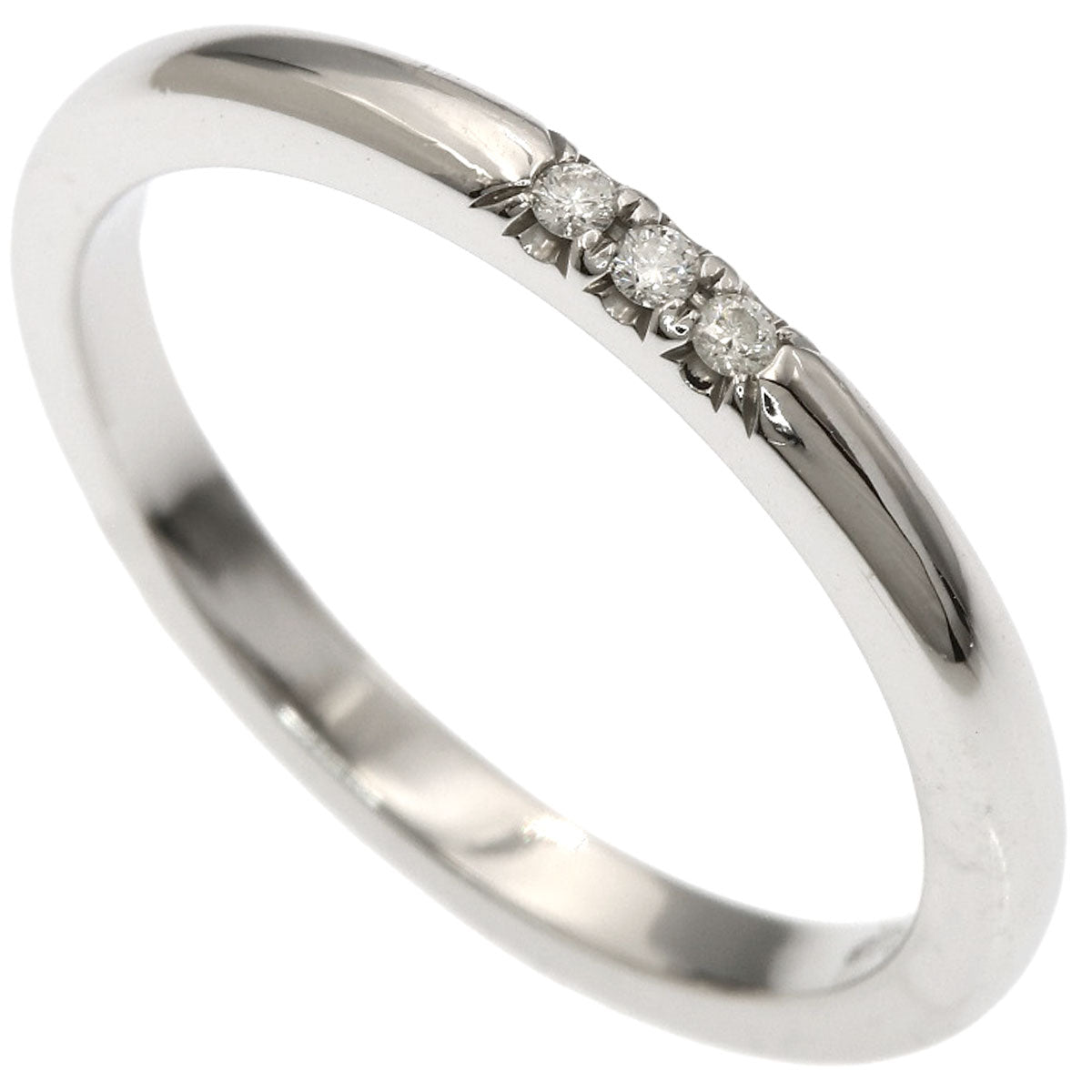 TIFFANY&Co. Forever Wedding 3P Diamond Ring Platinum PT950 Ladies [Used]