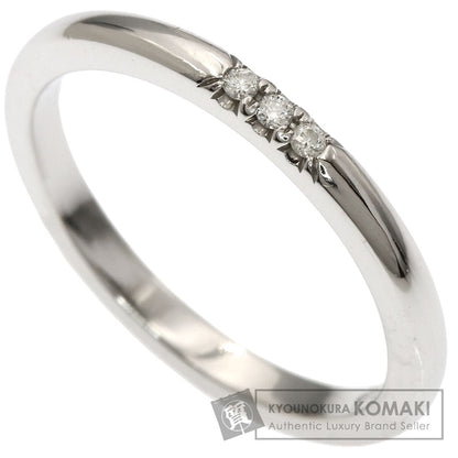 TIFFANY&Co. Forever Wedding 3P Diamond Ring Platinum PT950 Ladies [Used]