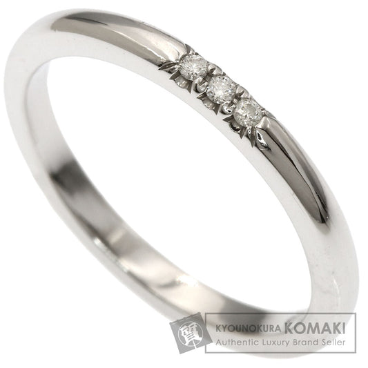 TIFFANY&Co. Forever Wedding 3P Diamond Ring Platinum PT950 Ladies [Used]