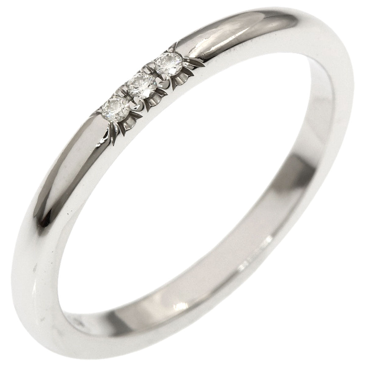 TIFFANY&Co. Forever Wedding 3P Diamond Ring Platinum PT950 Ladies [Used]
