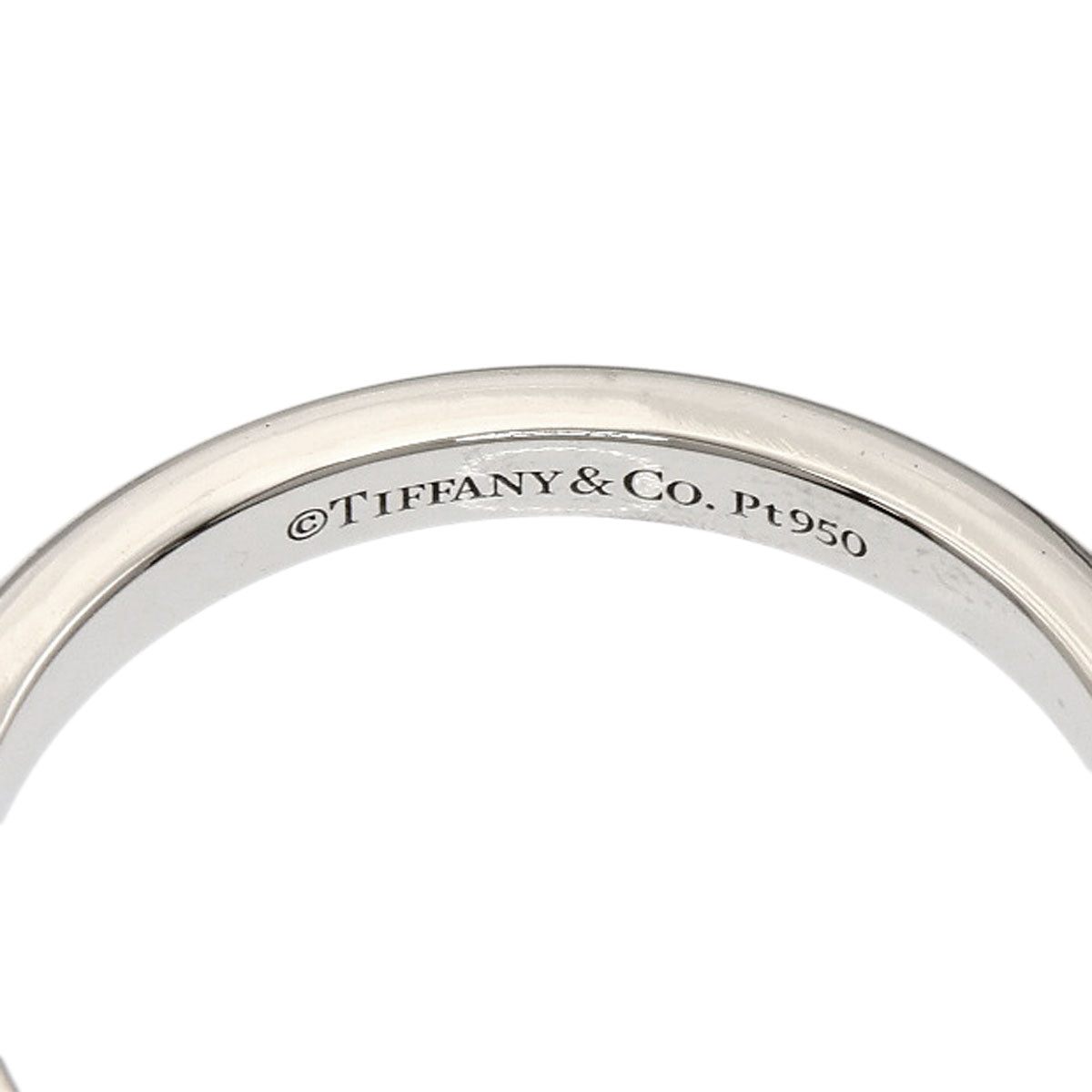 TIFFANY&Co. Forever Wedding 3P Diamond Ring Platinum PT950 Ladies [Used]