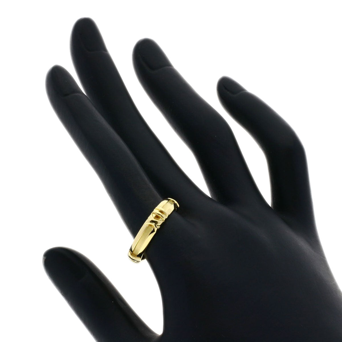 TIFFANY&Co. Atlas Ring K18 Yellow Gold Ladies [Used]