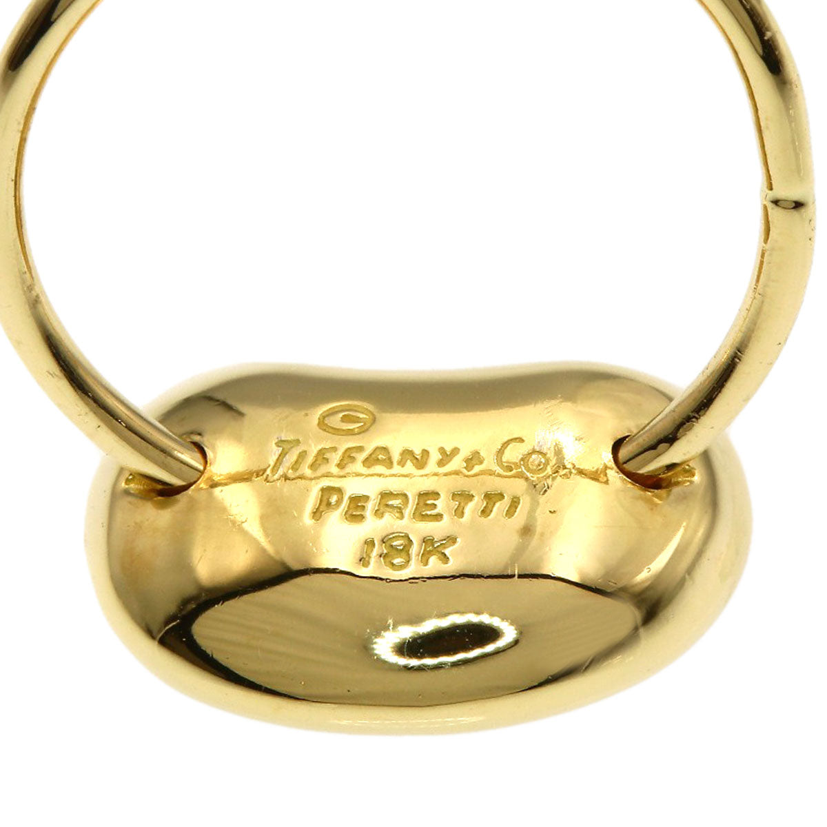 TIFFANY&Co. Bean Ring K18 Yellow Gold Ladies [Used]