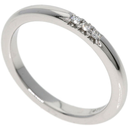TIFFANY&Co. Forever 3P Diamond Ring Platinum PT950 Ladies [Used]