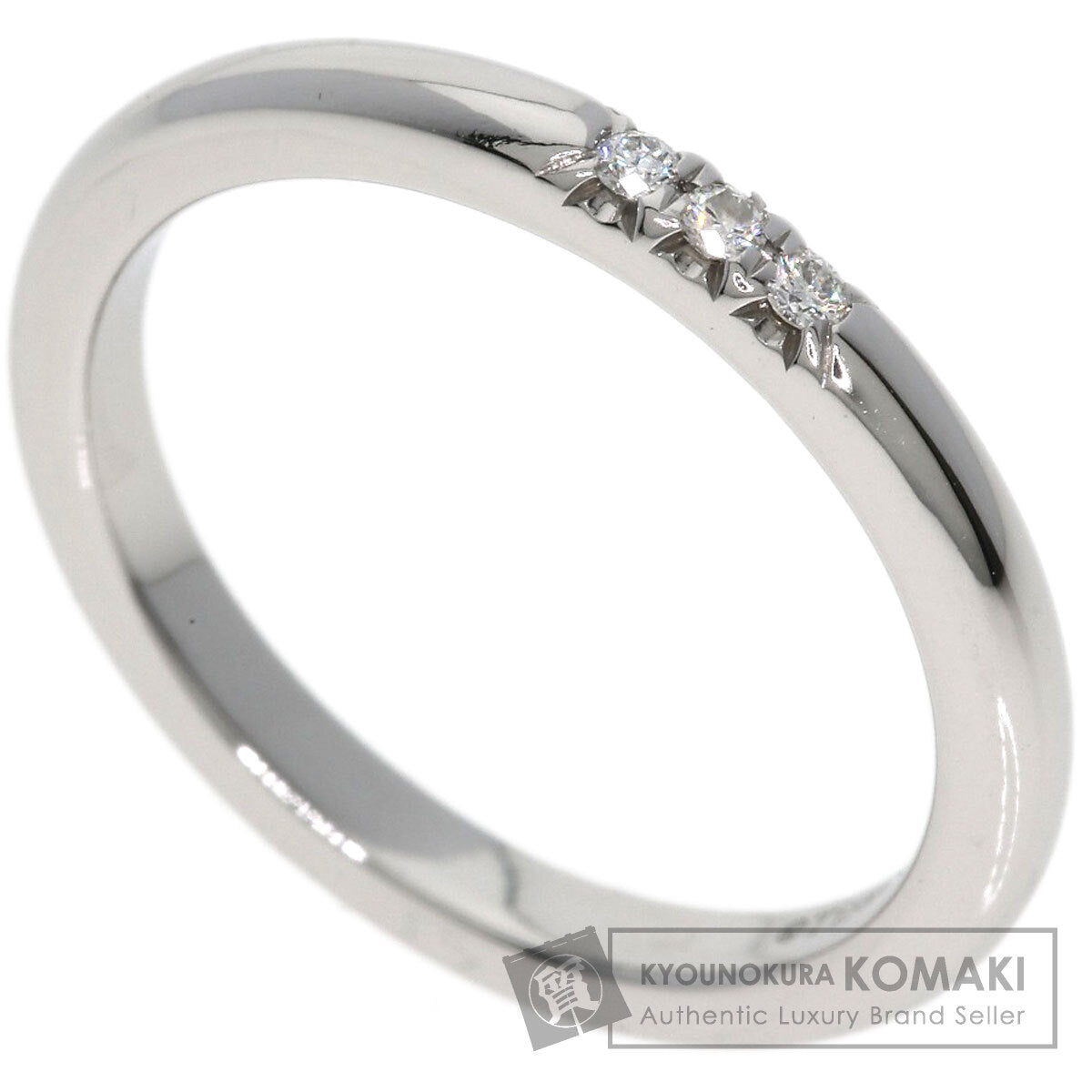 TIFFANY&Co. Forever 3P Diamond Ring Platinum PT950 Ladies [Used]