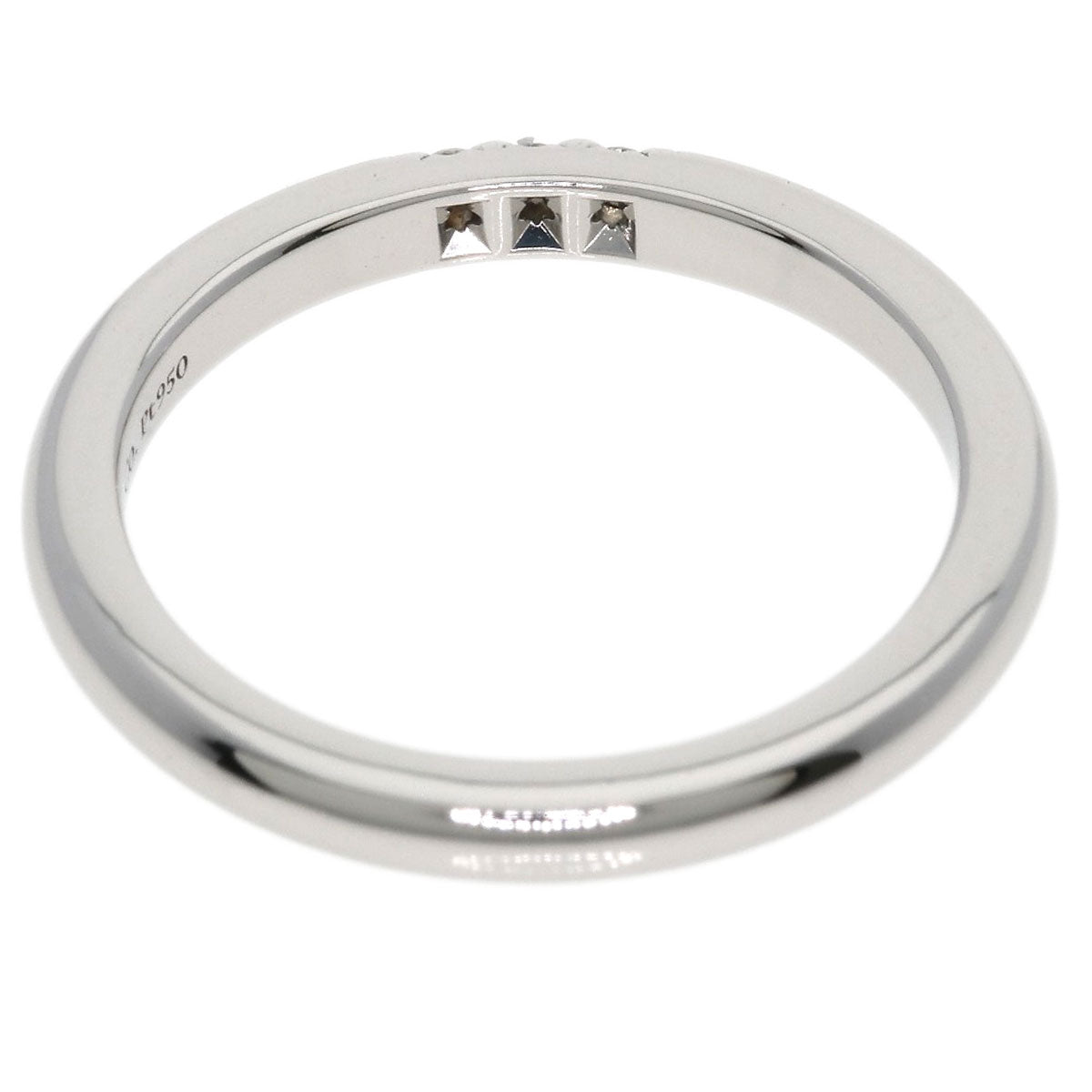 TIFFANY&Co. Forever 3P Diamond Ring Platinum PT950 Ladies [Used]