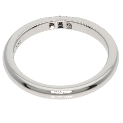 TIFFANY&Co. Forever 3P Diamond Ring Platinum PT950 Ladies [Used]
