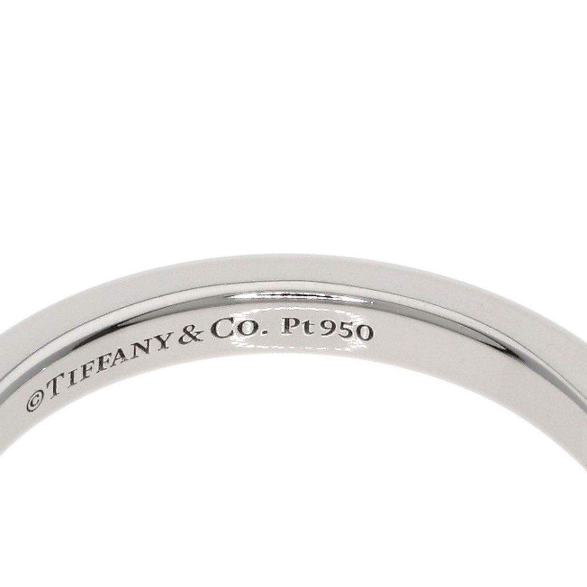 TIFFANY&Co. Forever 3P Diamond Ring Platinum PT950 Ladies [Used]