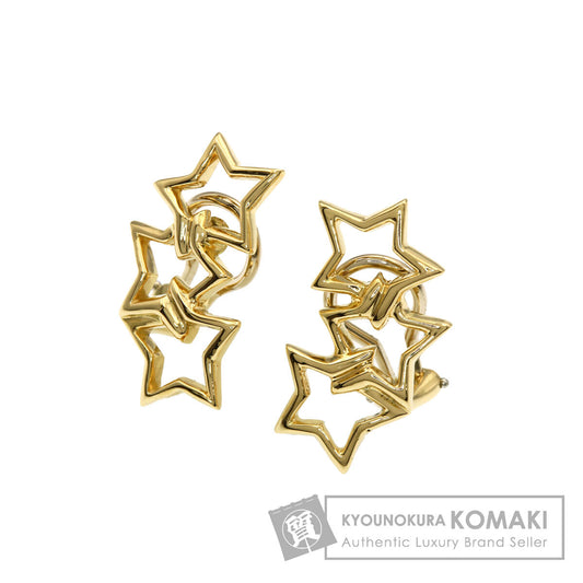 TIFFANY&Co. Triple star Earring K18 Yellow Gold Ladies [Used]