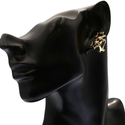 TIFFANY&Co. Triple star Earring K18 Yellow Gold Ladies [Used]