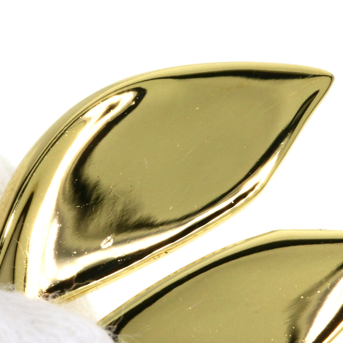 TIFFANY&Co. whale tail Necklace K18 Yellow Gold Ladies [Used]