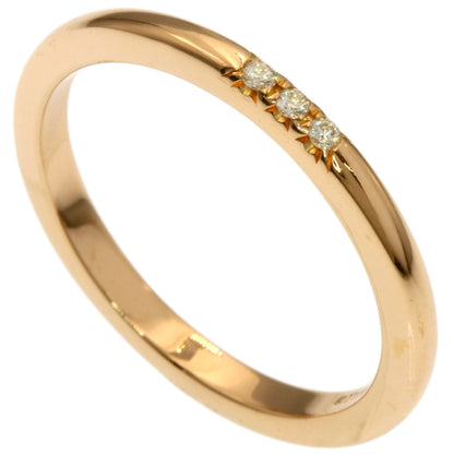 TIFFANY&Co. Forever Wedding 3P Diamond Ring K18 Pink Gold Ladies [Used]