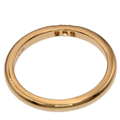 TIFFANY&Co. Forever Wedding 3P Diamond Ring K18 Pink Gold Ladies [Used]