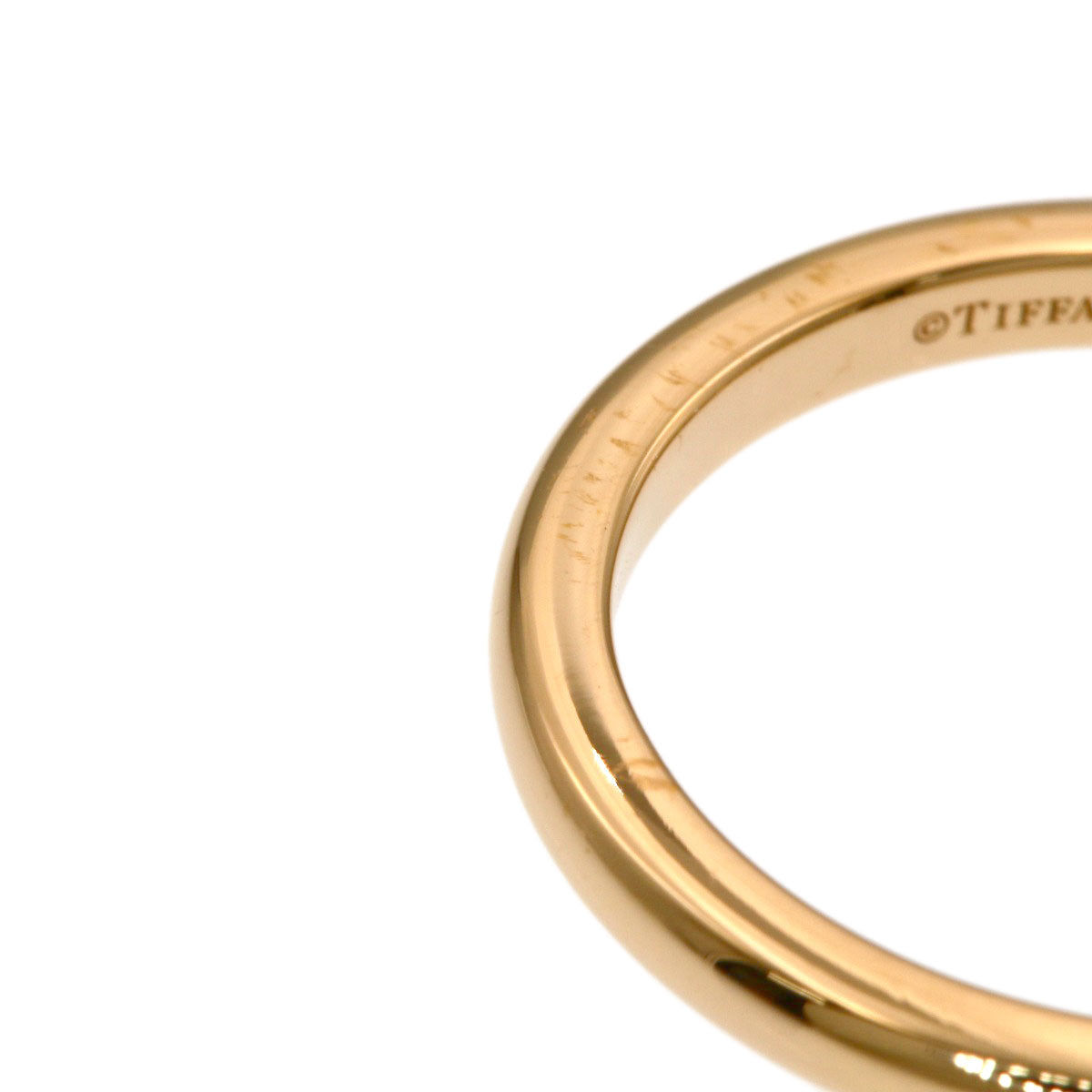TIFFANY&Co. Forever Wedding 3P Diamond Ring K18 Pink Gold Ladies [Used]