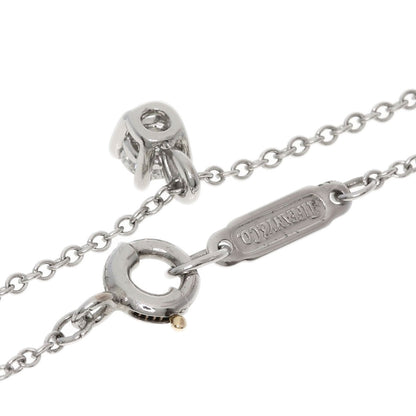 TIFFANY&Co. Solitaire Diamond Necklace Platinum PT950 Ladies [Used]