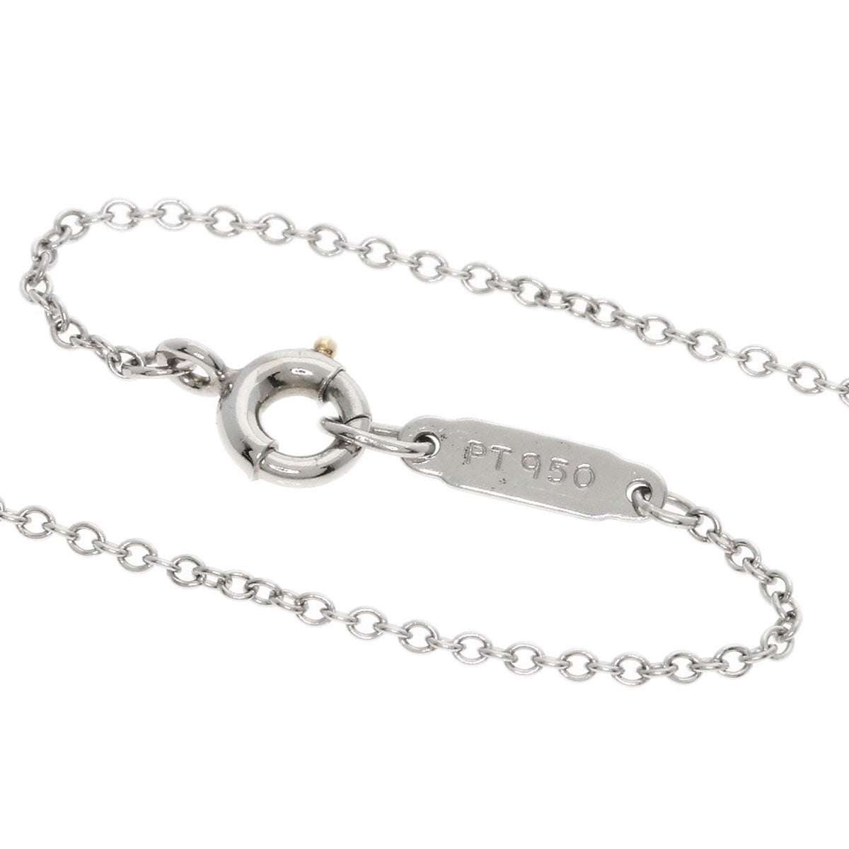 TIFFANY&Co. Solitaire Diamond Necklace Platinum PT950 Ladies [Used]