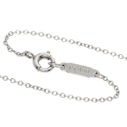 TIFFANY&Co. Solitaire Diamond Necklace Platinum PT950 Ladies [Used]
