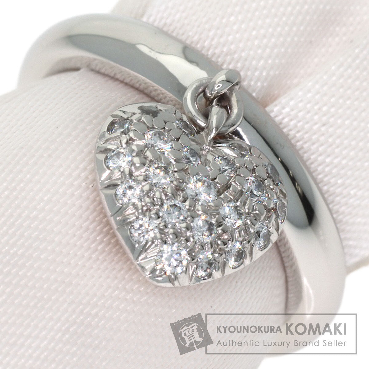 TIFFANY&Co. Sentimental Heart Diamond Ring Platinum PT950 Ladies [Used]
