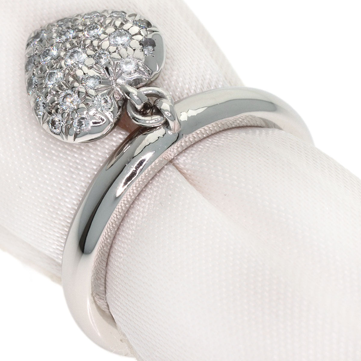 TIFFANY&Co. Sentimental Heart Diamond Ring Platinum PT950 Ladies [Used]