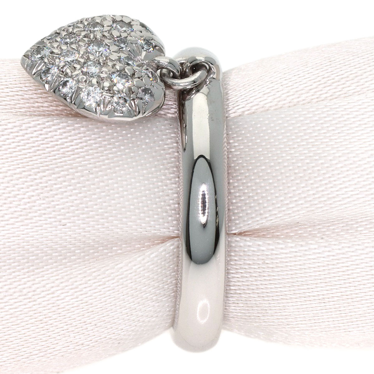 TIFFANY&Co. Sentimental Heart Diamond Ring Platinum PT950 Ladies [Used]