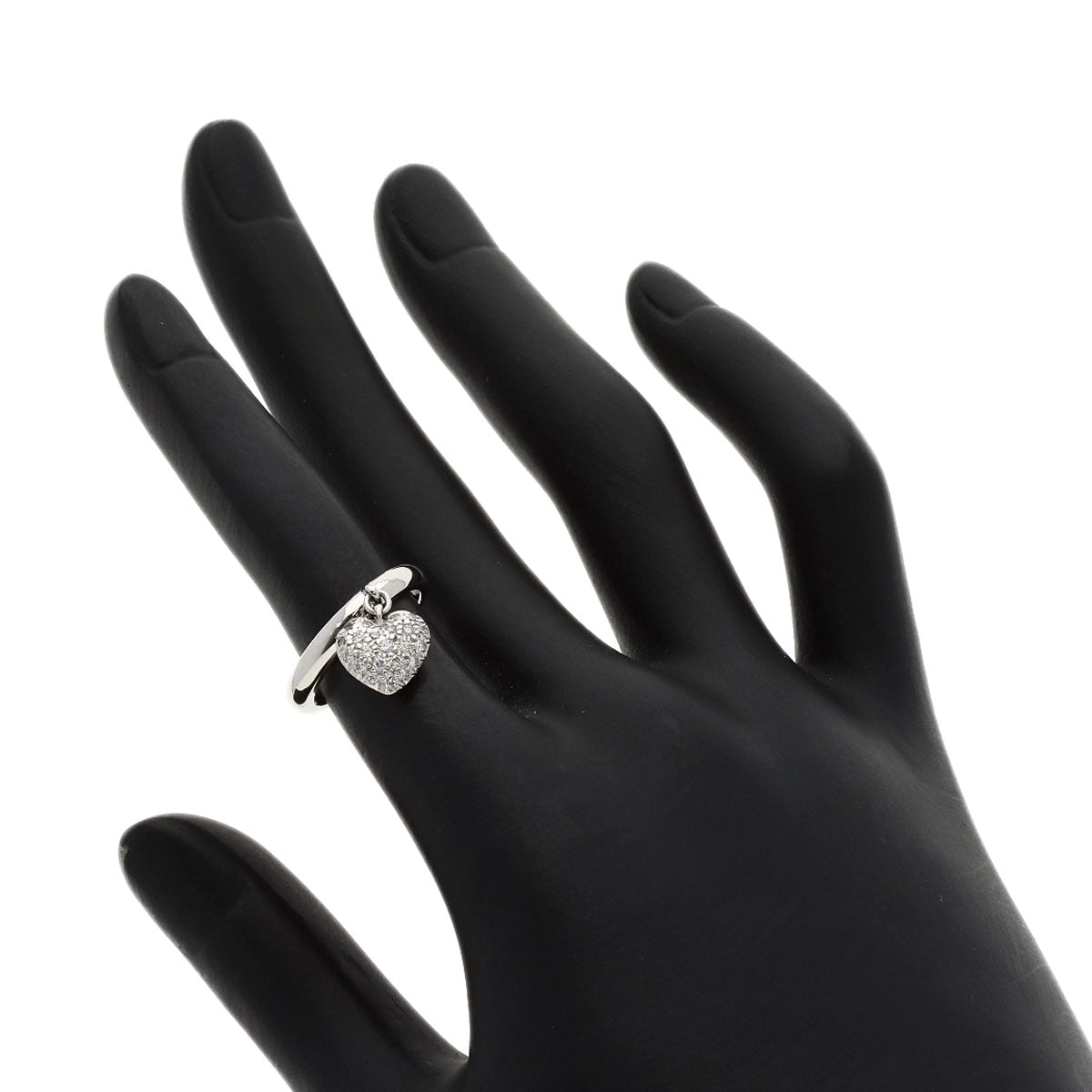TIFFANY&Co. Sentimental Heart Diamond Ring Platinum PT950 Ladies [Used]