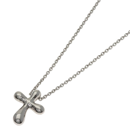 TIFFANY&Co. Small cross Necklace Platinum PT950 Ladies [Used]