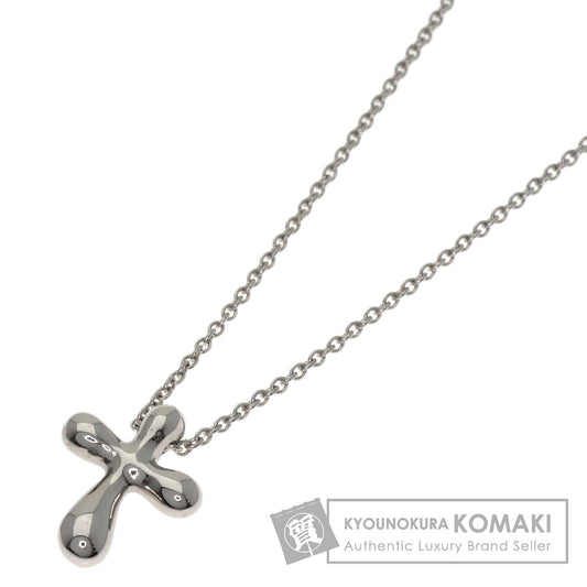 TIFFANY&Co. Small cross Necklace Platinum PT950 Ladies [Used]