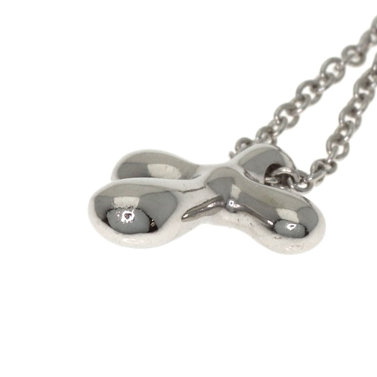 TIFFANY&Co. Small cross Necklace Platinum PT950 Ladies [Used]