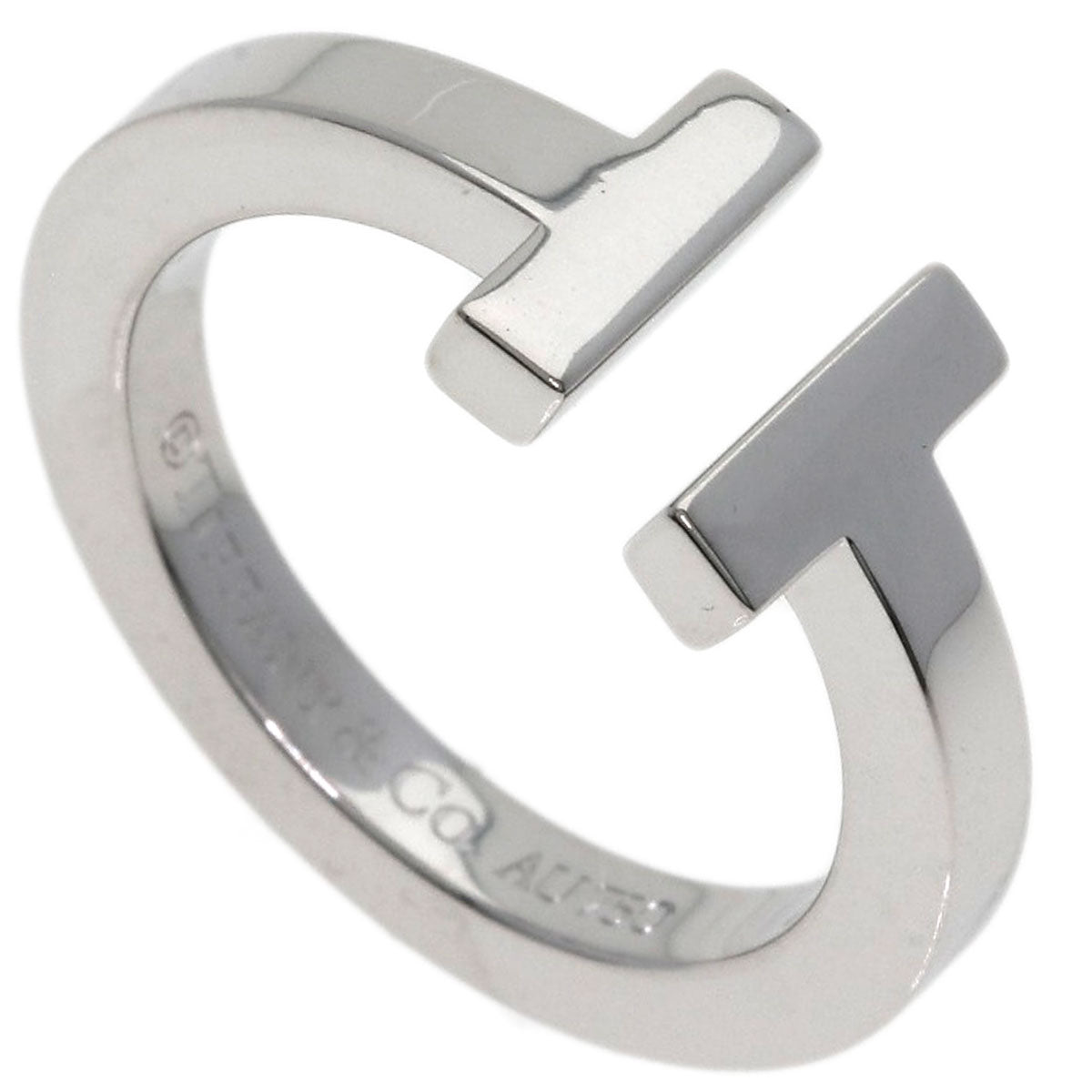 TIFFANY&Co. TWire Ring K18 White Gold Ladies [Used]