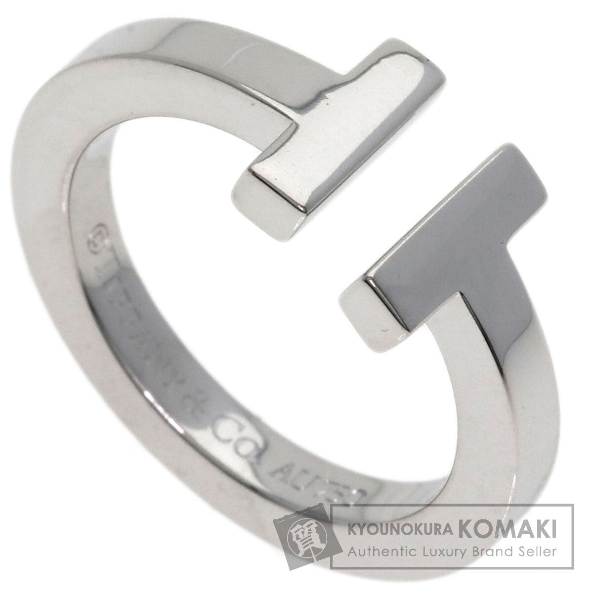 TIFFANY&Co. TWire Ring K18 White Gold Ladies [Used]