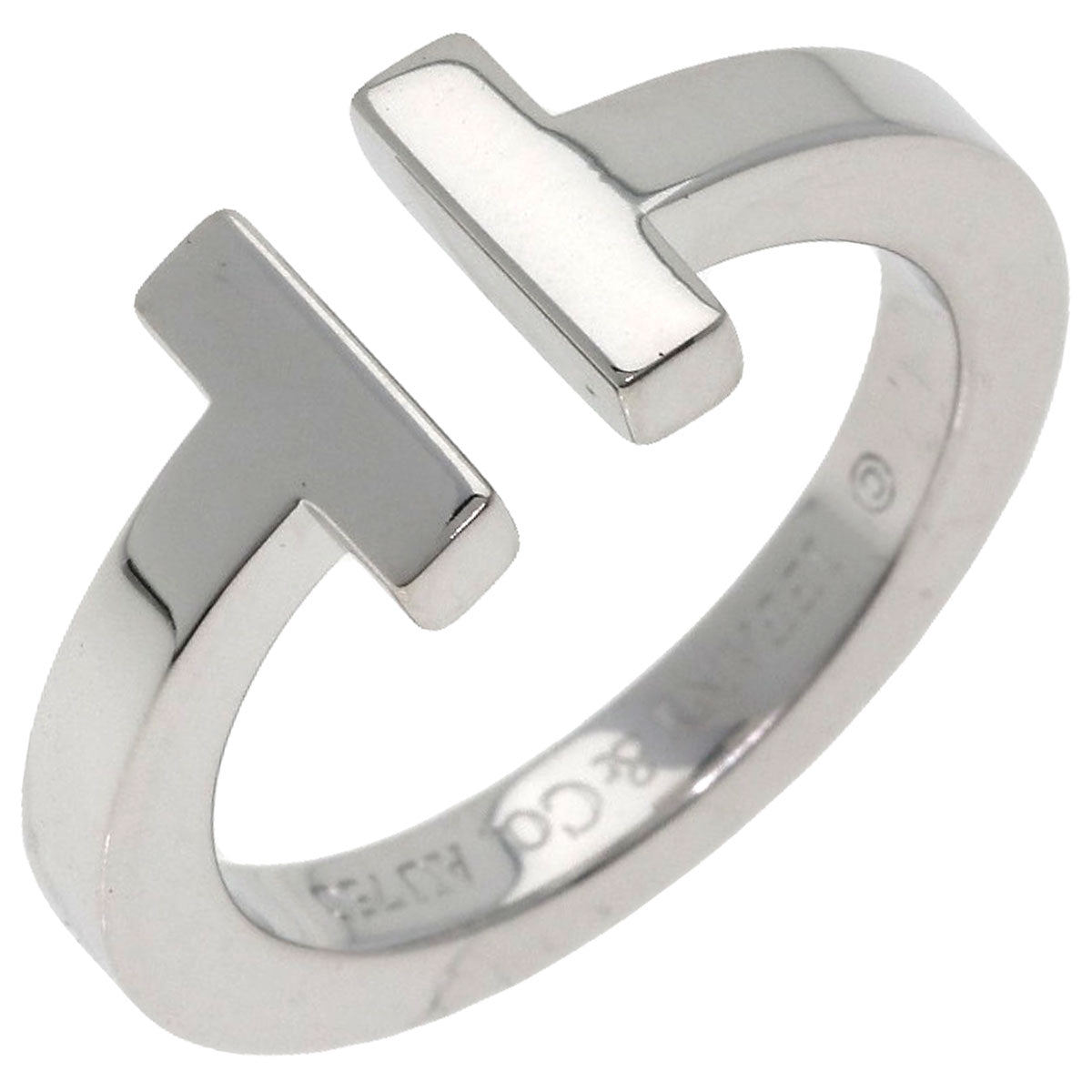 TIFFANY&Co. TWire Ring K18 White Gold Ladies [Used]