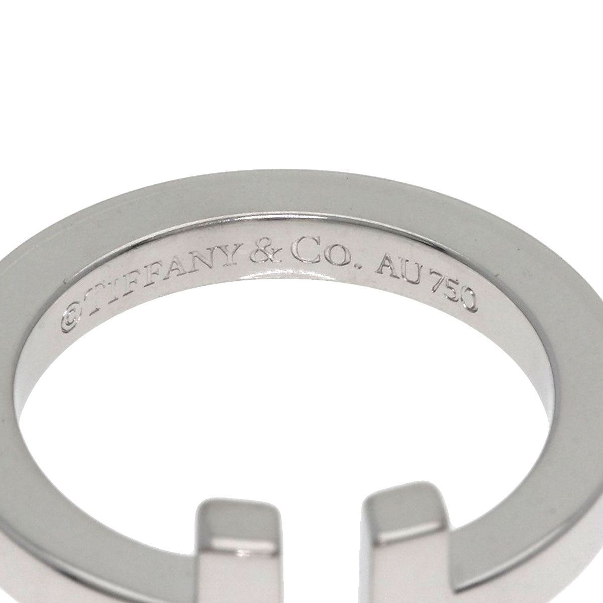 TIFFANY&Co. TWire Ring K18 White Gold Ladies [Used]