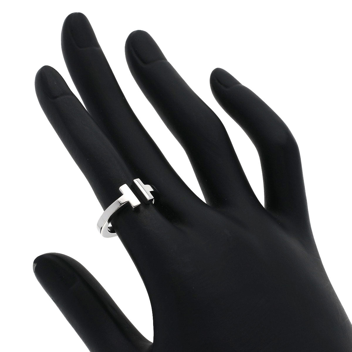TIFFANY&Co. TWire Ring K18 White Gold Ladies [Used]