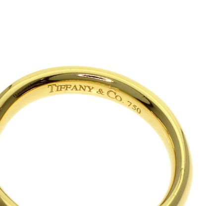 TIFFANY&Co. Curved Band Diamond Ring K18 Yellow Gold Ladies [Used]